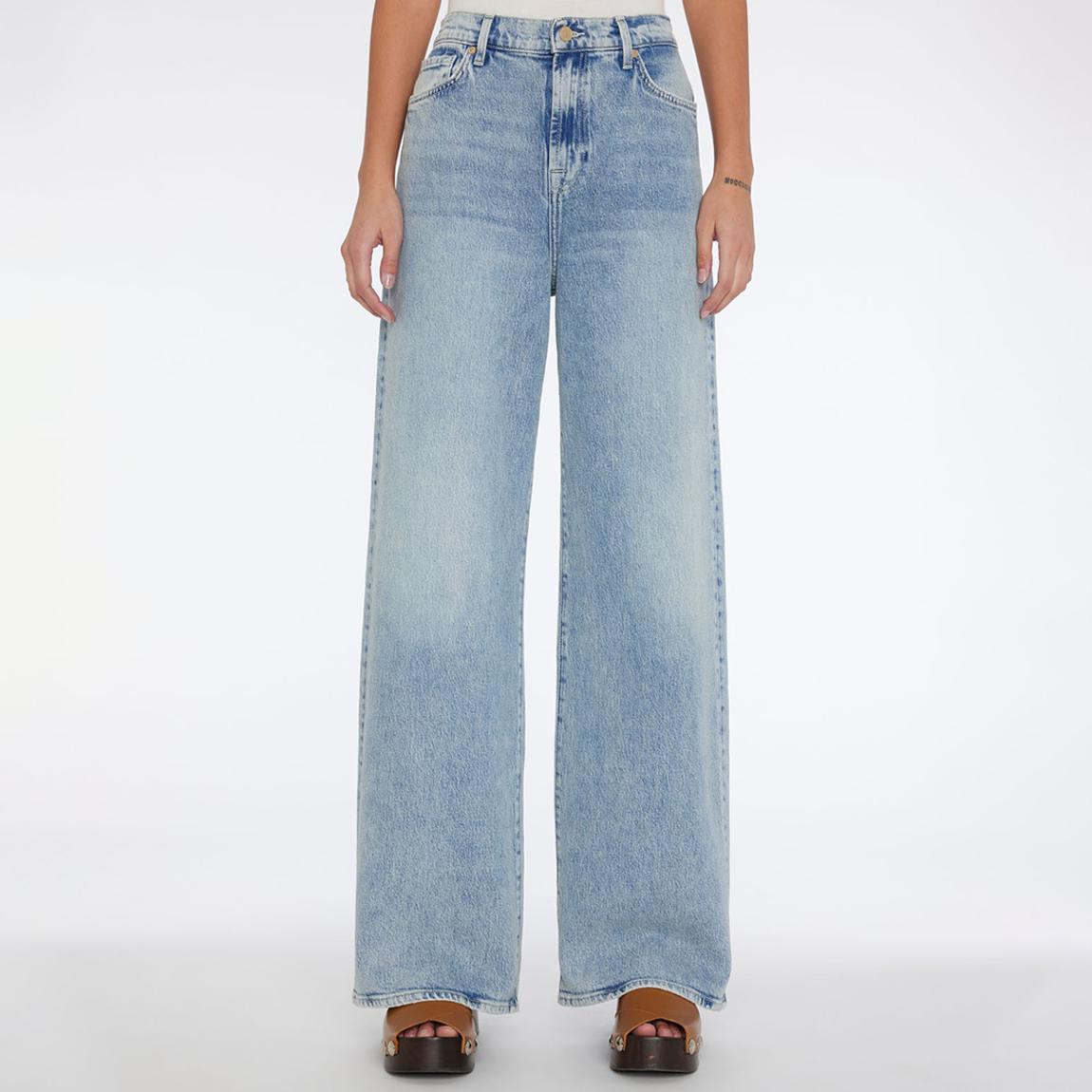 Pale Blue Scout Wide Leg Jeans main product photo