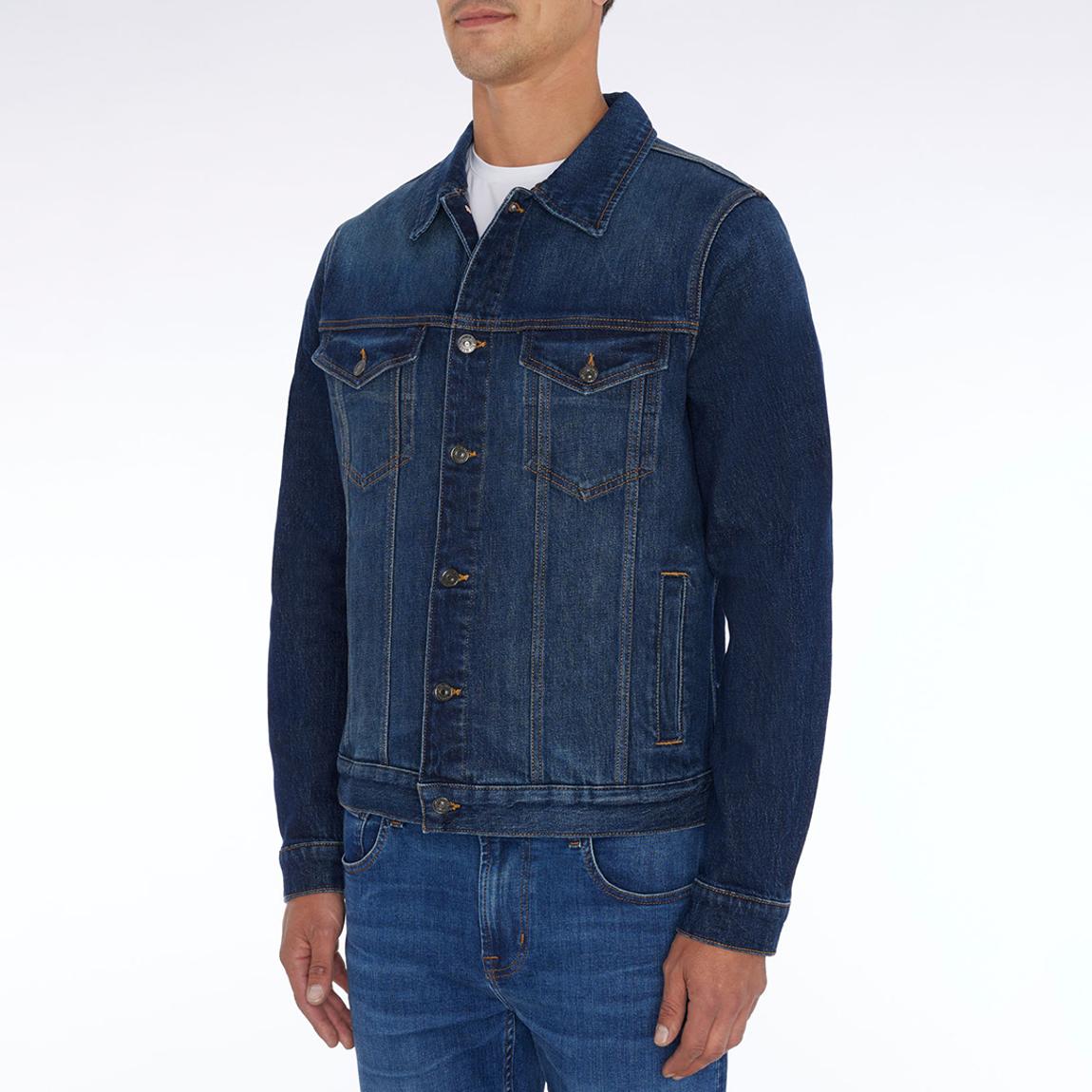 Dark Blue Perfect Denim Jacket main product photo