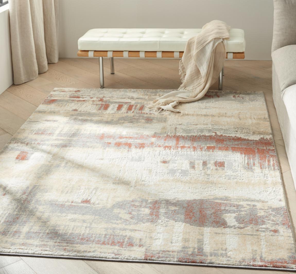 Enchanting 02 Grey Rust 300cm x 229cm Rug main product photo
