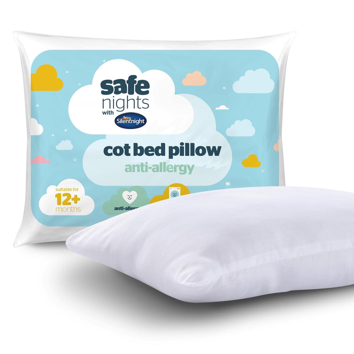 Silentnight Safe Nights Anti Allergy Cot Bed Pillow main product photo
