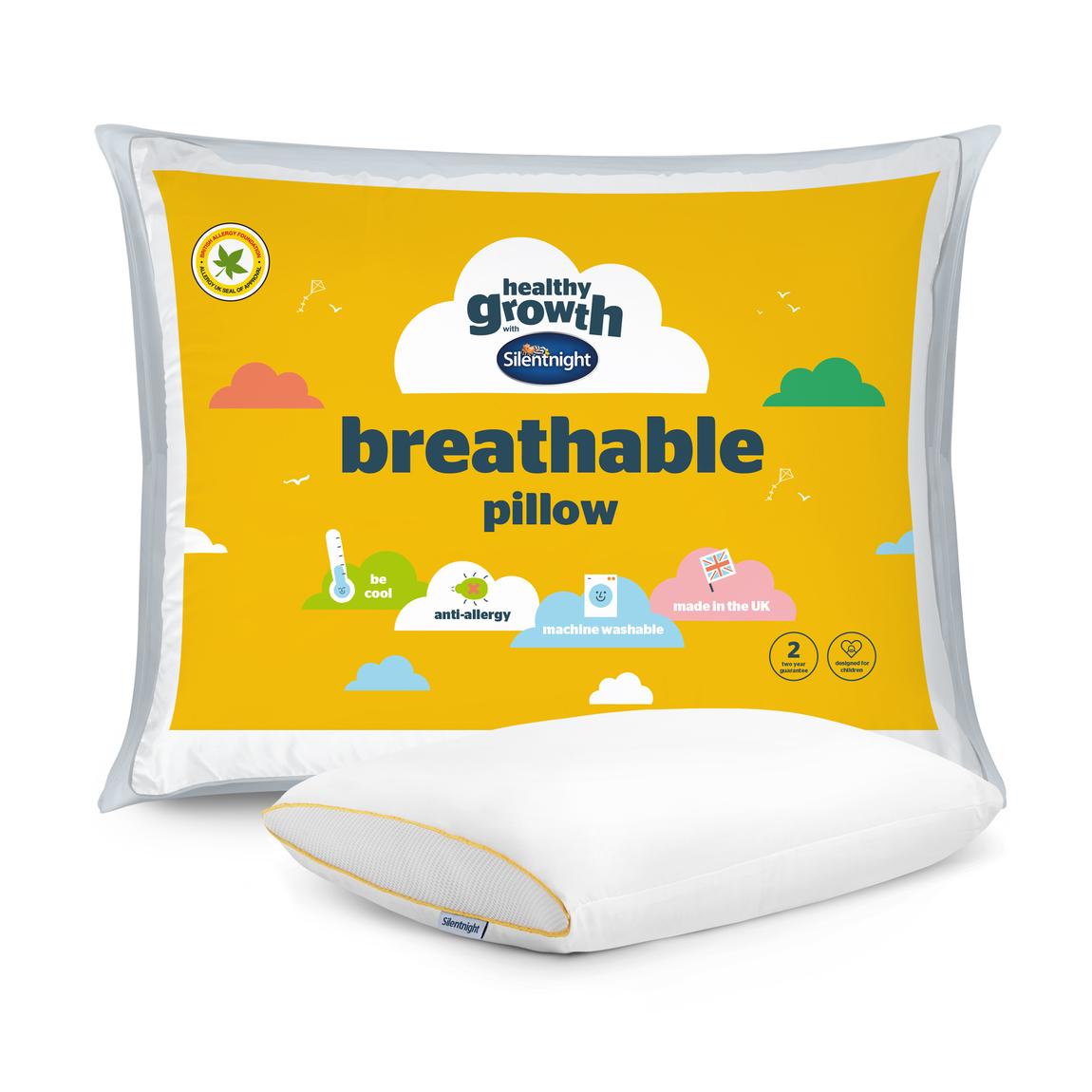 Silentnight Healthy Growth Breathable Anti Allergy Pillow main product photo