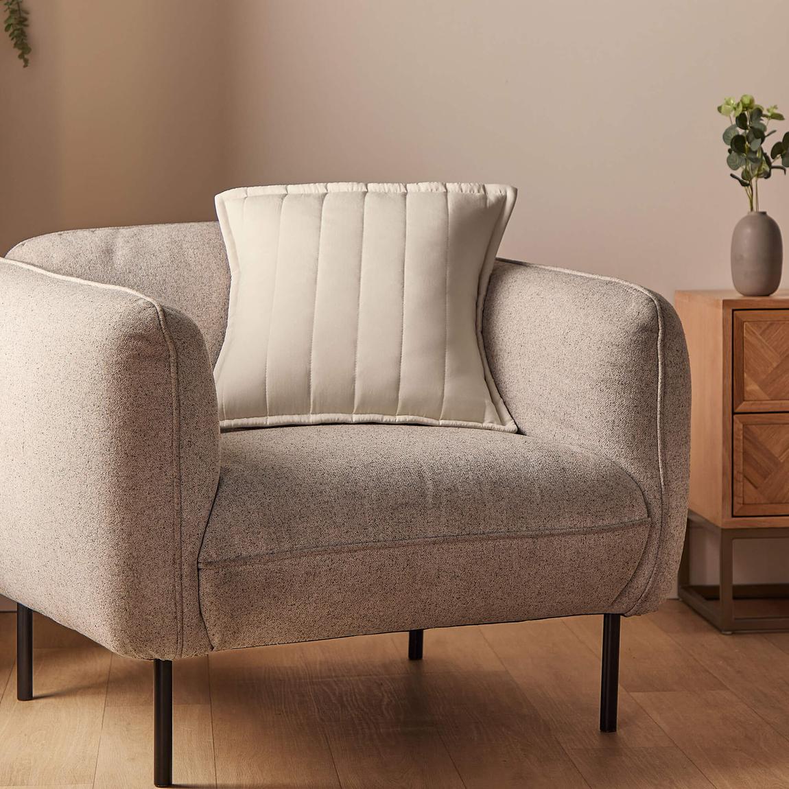 Silentnight Supersoft Quilted Cushion - Natural main product photo