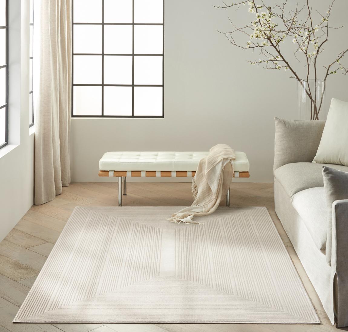 Irradiant 02 Ivory 180cm x 119cm Rug main product photo