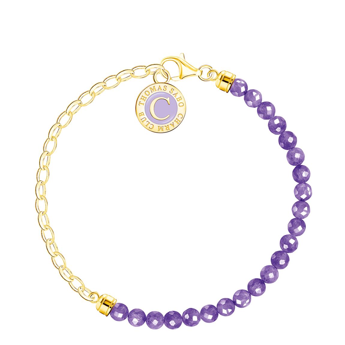 Violet Charm Club Bracelet main product photo
