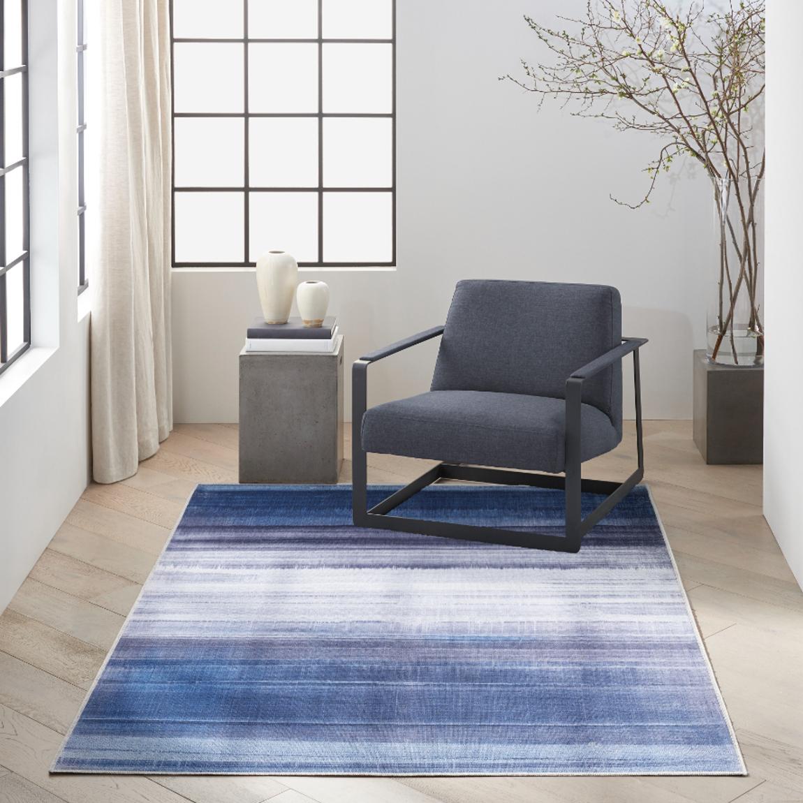 Launder 01 Navy 180cm x 119cm Rug main product photo