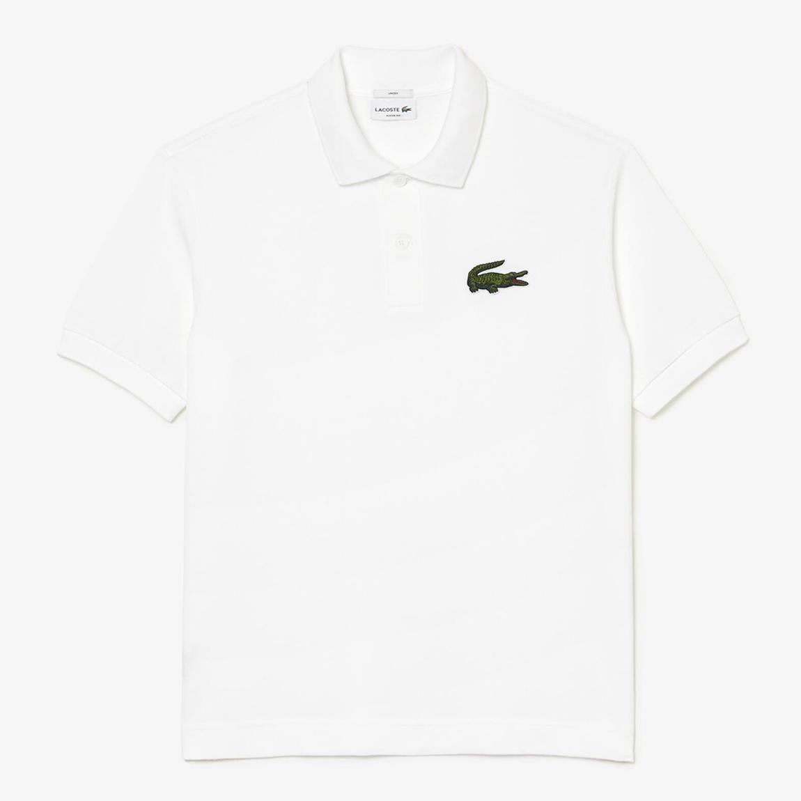 White Original 80′s Crocodile Polo Shirt main product photo