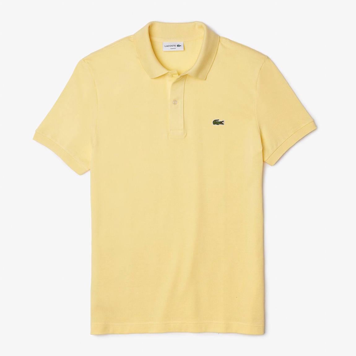 Lemon Contrast Cotton Polo Shirt main product photo