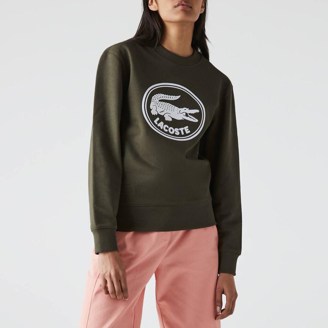 Dark Khaki Croc Sweatshirt main product photo