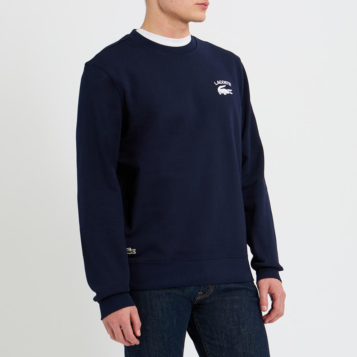 Navy Crew Neck Cotton Sweatshirt main product photo