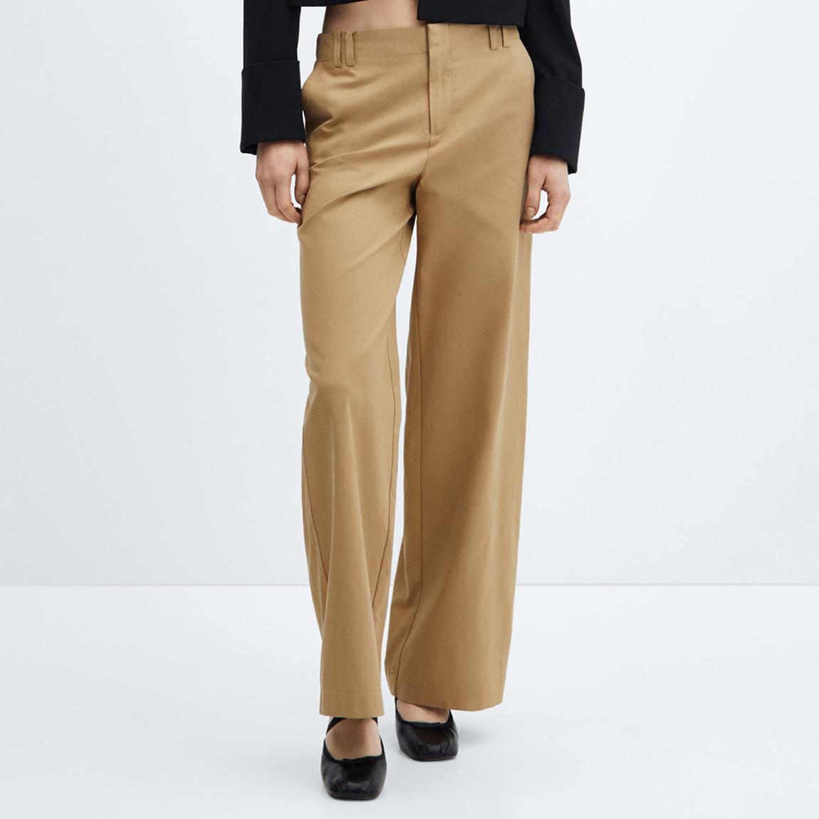 Camel Wide Leg Trousers main product photo