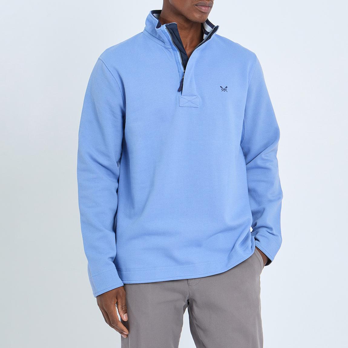 Blue Classic Logo Pique Sweat Shirt main product photo