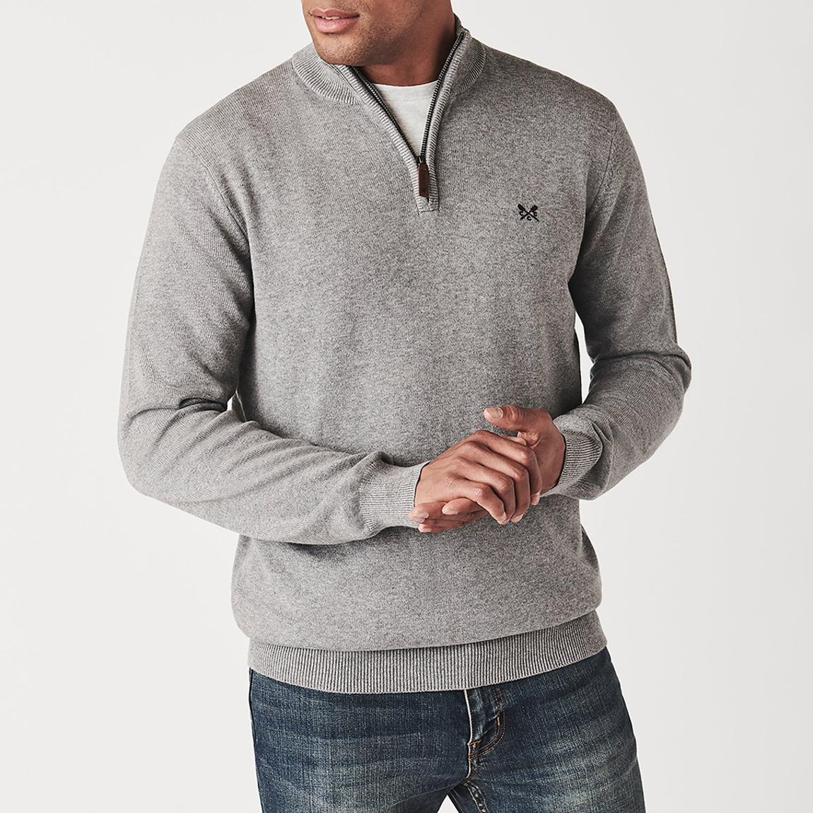 1/2 ZIP NECK FINE COTTON main product photo