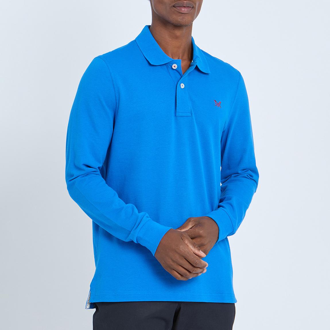 Blue Classic Logo Pique Polo Shirt main product photo