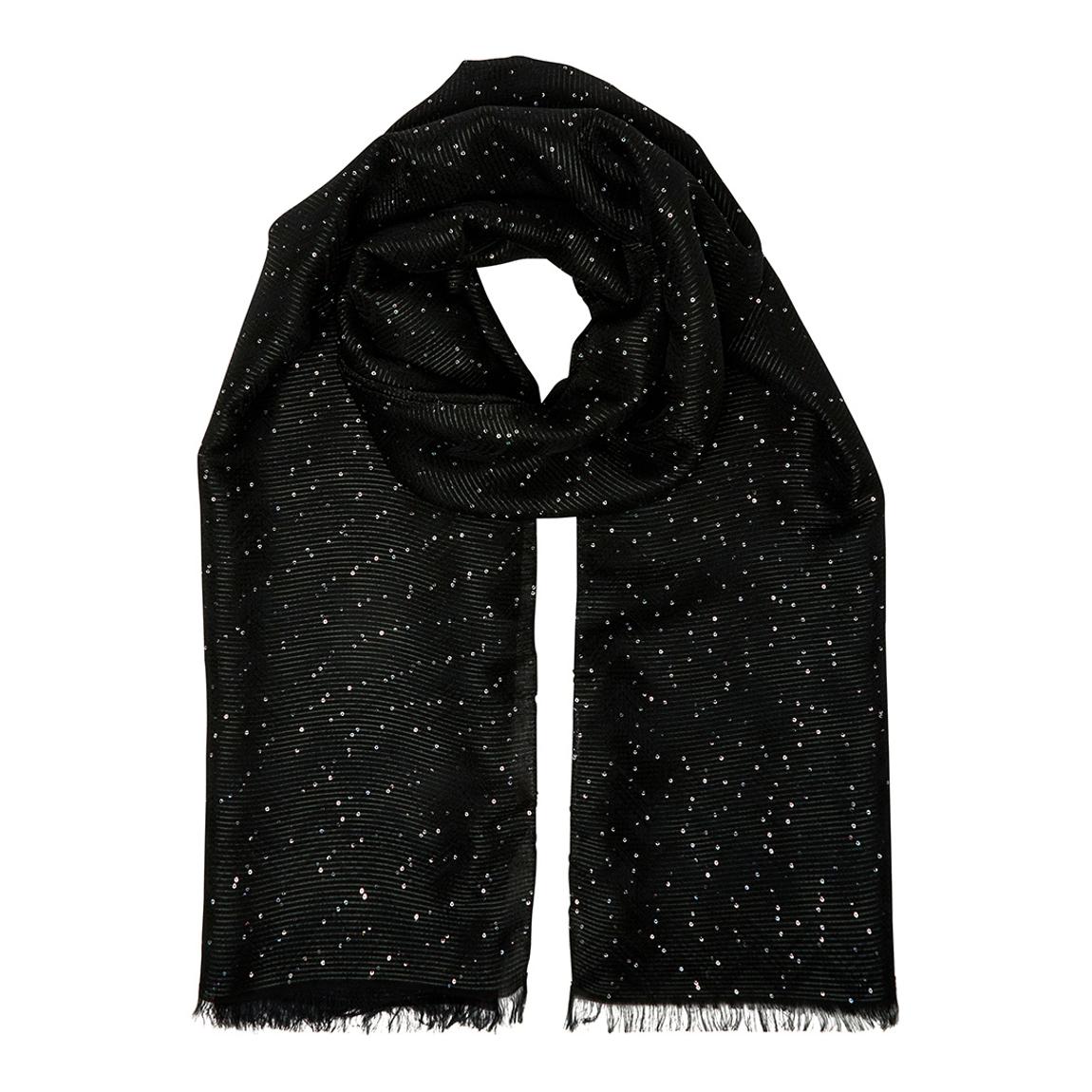 Black Sequin Scarf main product photo