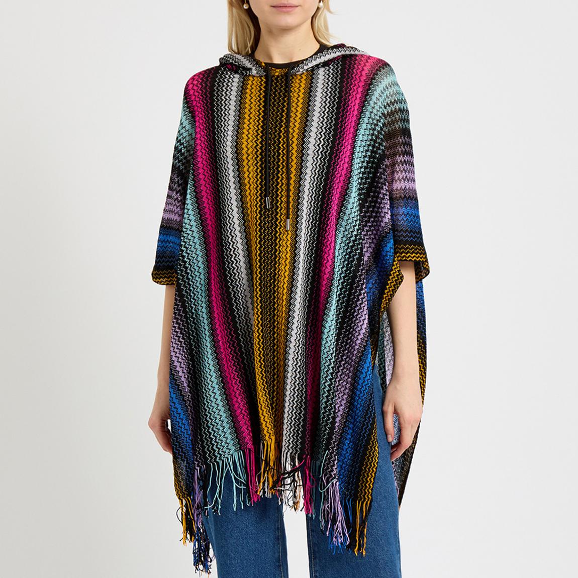 Multi Hooded Poncho main product photo