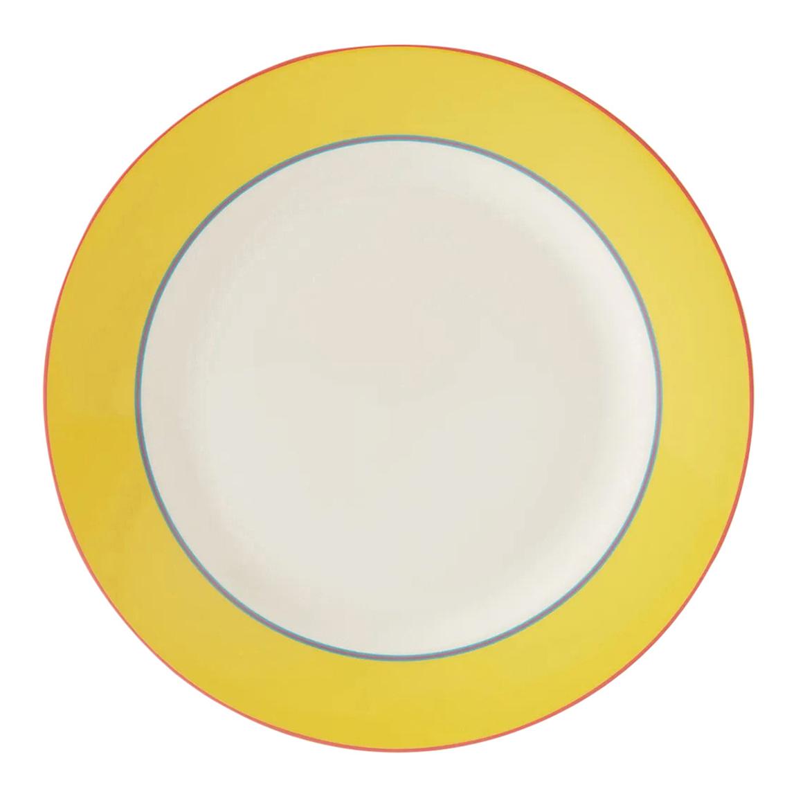 Kit Kemp Calypso Yellow Charger Bowl, 29.2cm Kit Kemp Calypso Yellow Charger Bowl, 29.2cm
