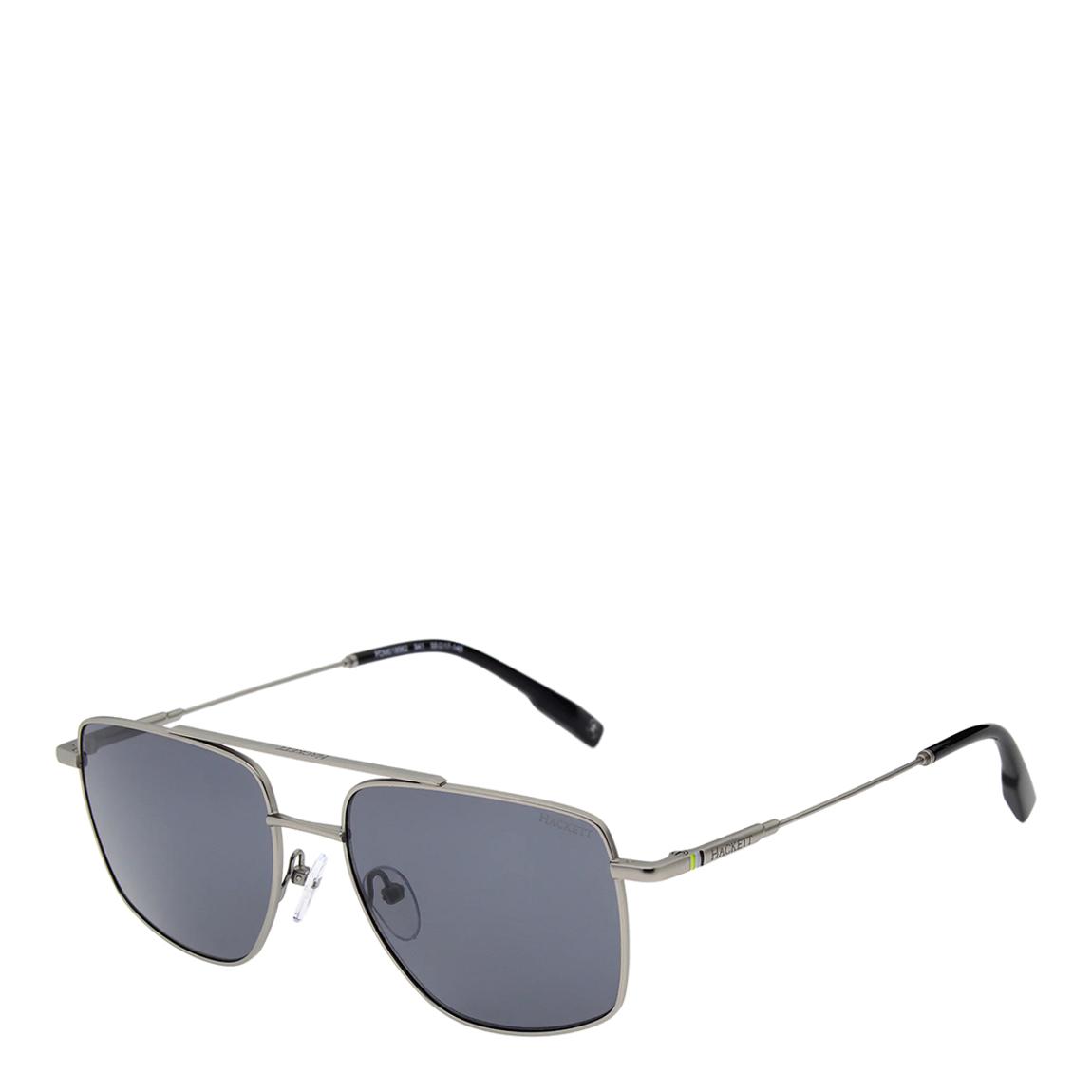 Grey Metal Navigator Sunglasses 68mm main product photo