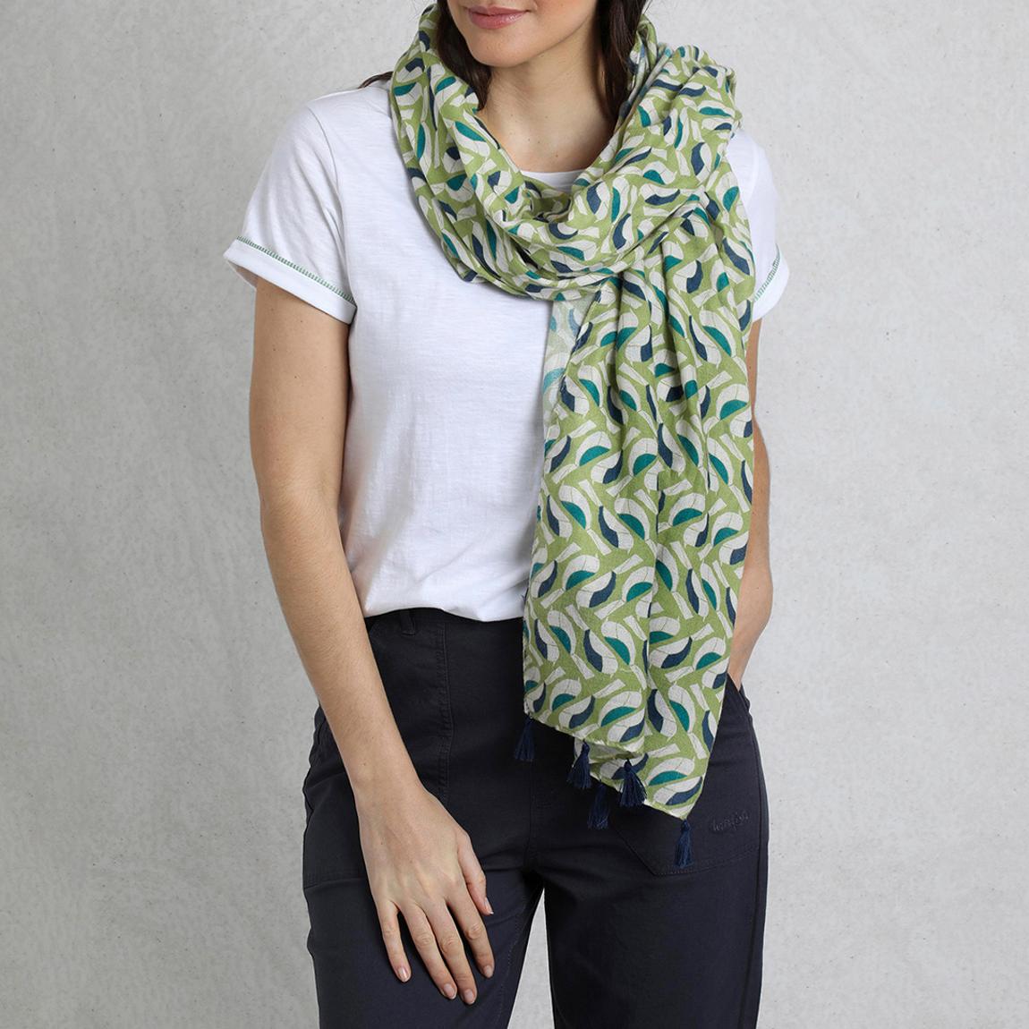 Olive Marelia Eco Printed Scarf main product photo