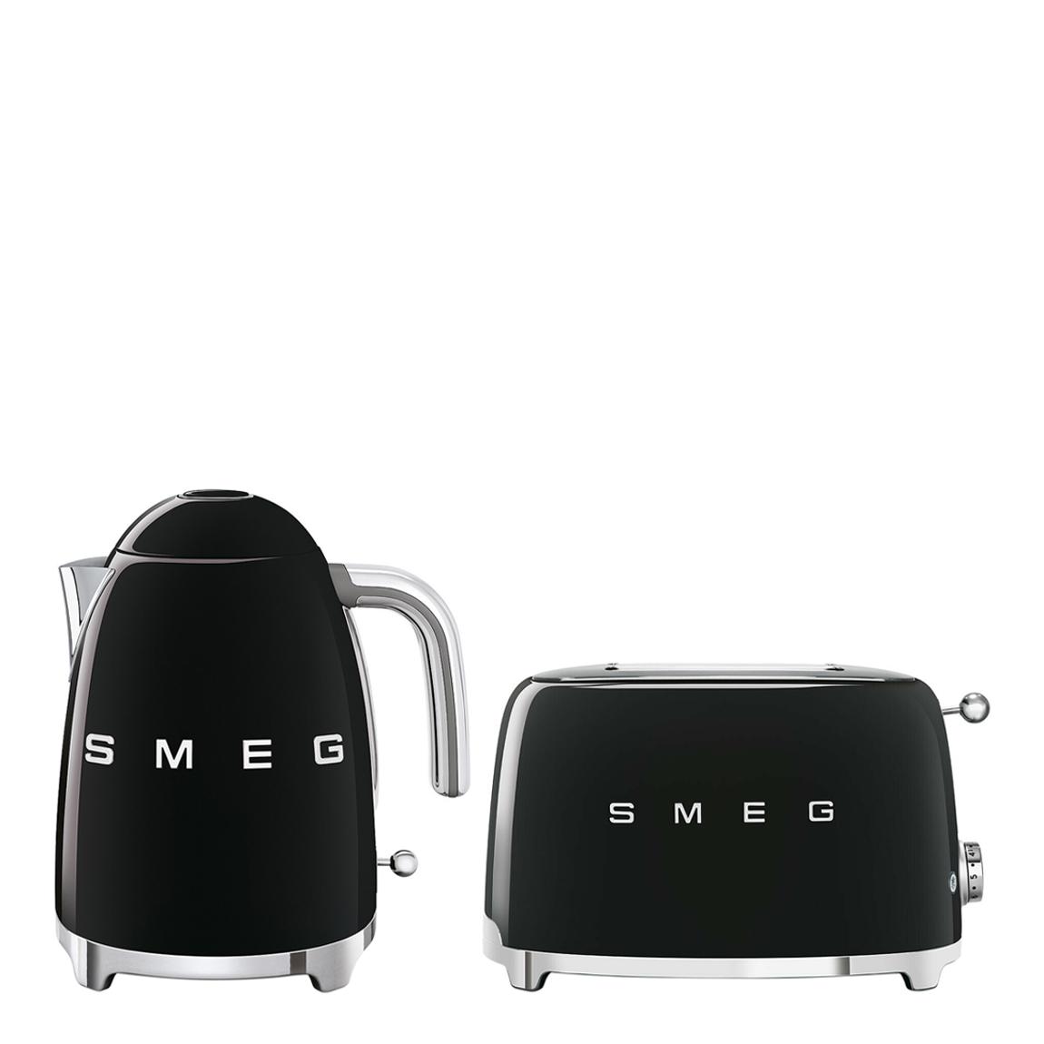 Kettle and Toaster Set, Black main product photo