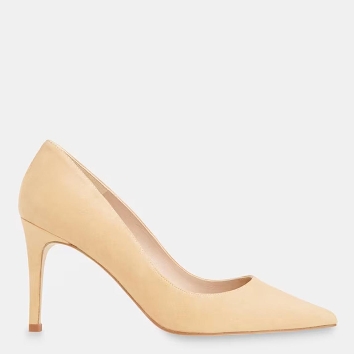 Beige Corie Suede Heeled Pump Heels main product photo