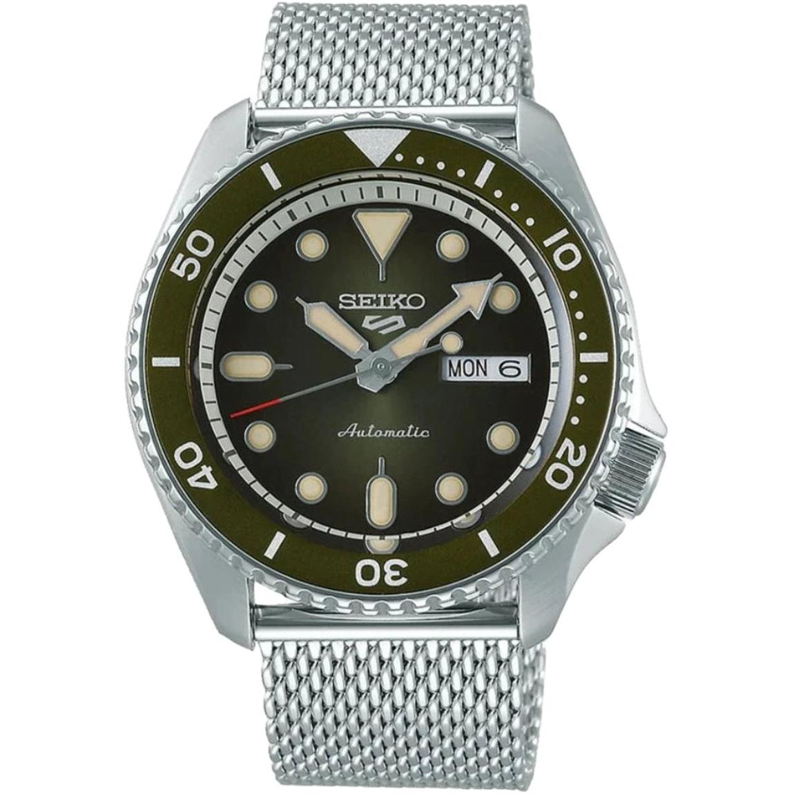 Seiko 5 Sports SRPD75K1 Green Dial Automatic Men's Watch main product photo