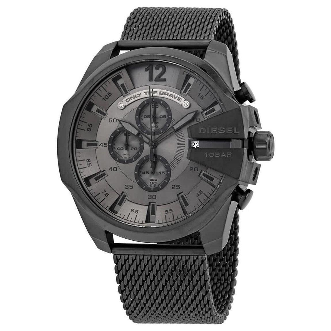 Diesel DZ4527 Mega Chief Chronograph Gunmetal Stainless Steel Mens Watch main product photo