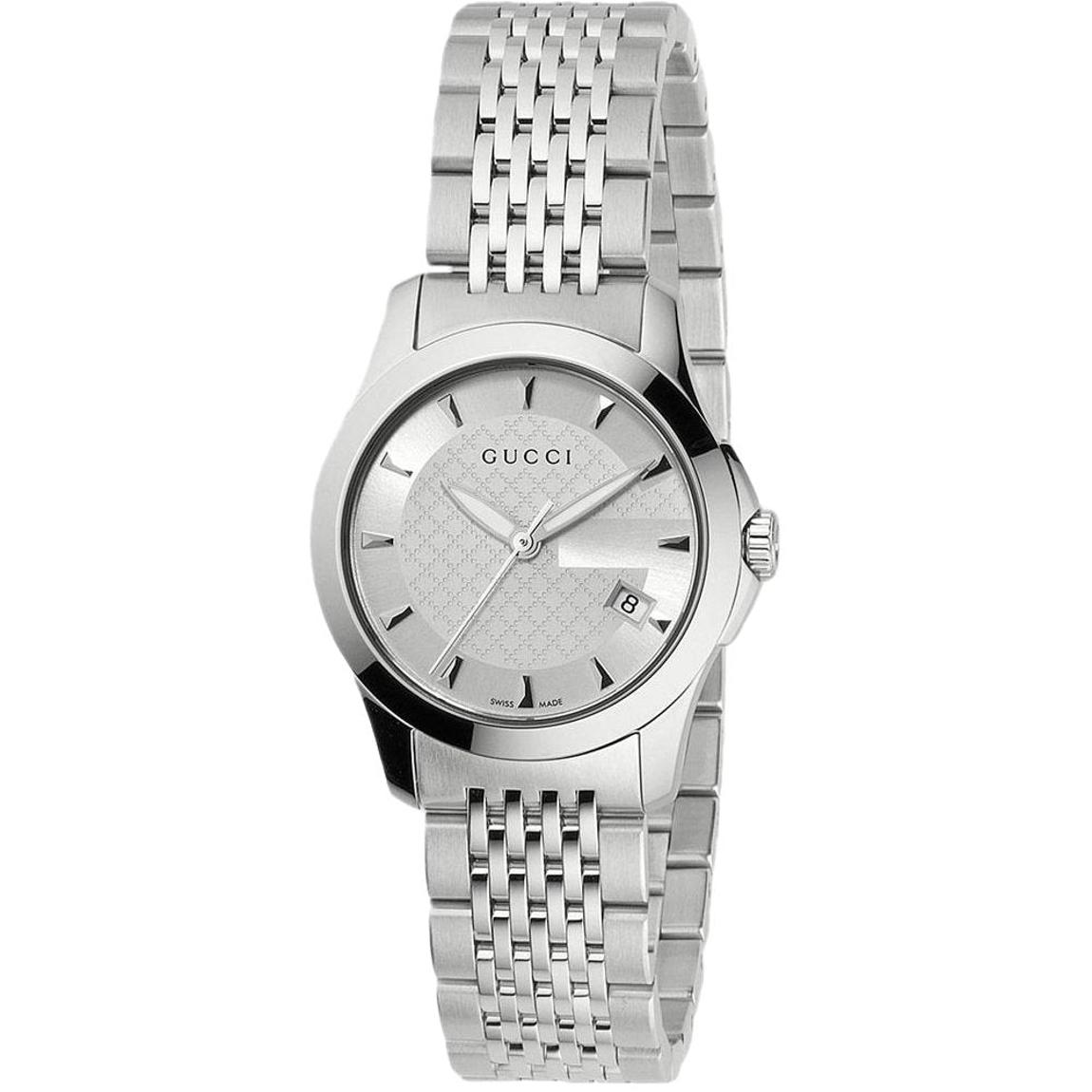 Gucci YA126501 G-Timeless Silver Dial Ladies Watch main product photo