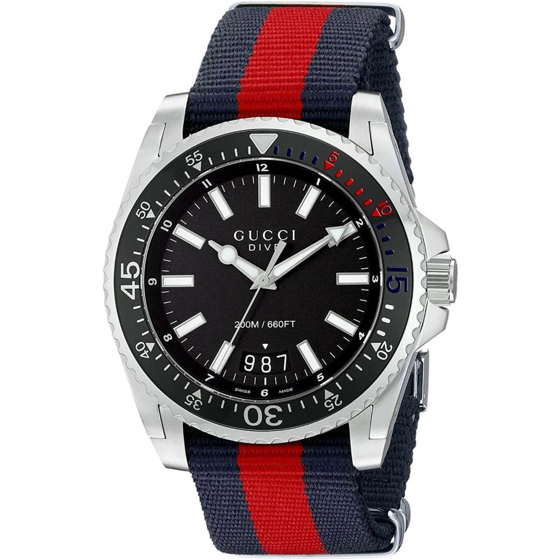 Gucci YA136210 Black Dial Men's Watch main product photo
