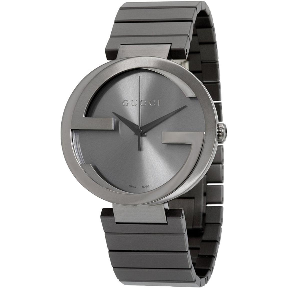Gucci YA133210 Interlocking Grey Dial Men's Watch main product photo