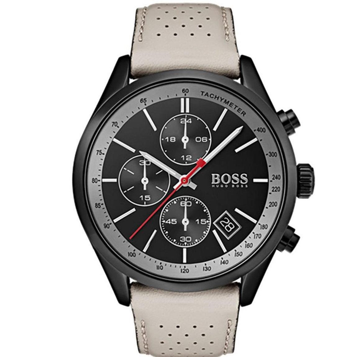 Hugo Boss 1513562 Grand Prix Black Ion Plated Chrono Men's Watch main product photo