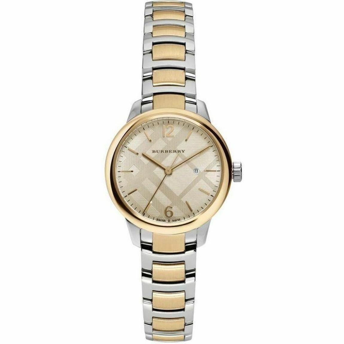 Burberry BU10118 Classic Swiss Made Two Tone Women's Watch main product photo