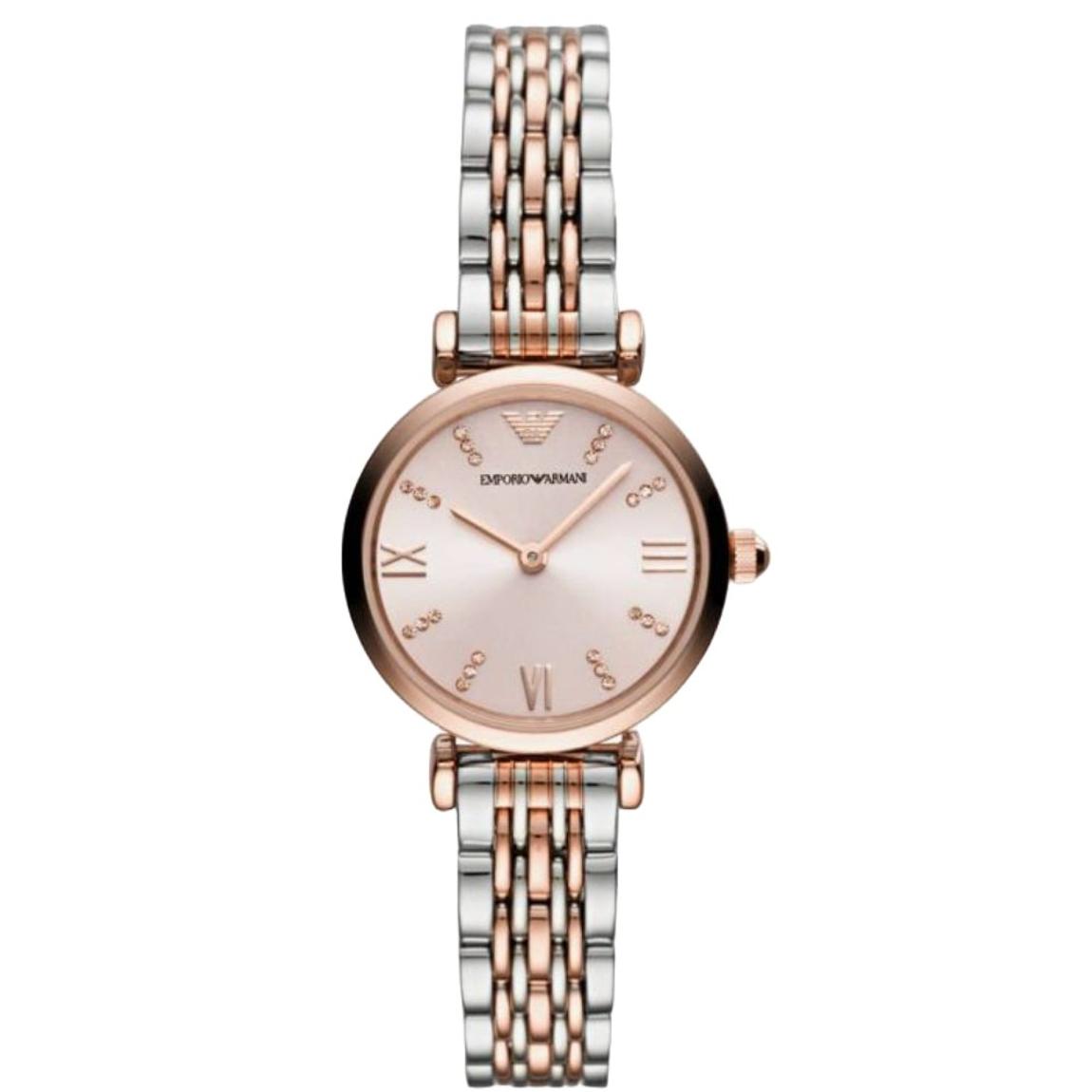 Emporio Armani AR11223 Pink Dial Two Tone Ladies Watch main product photo