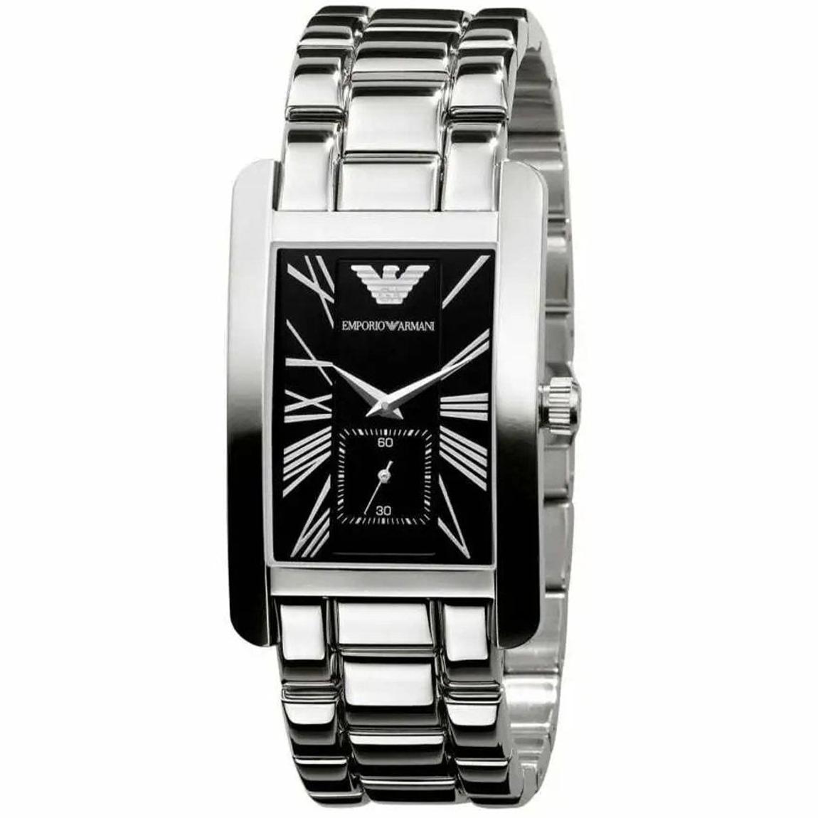 Emporio Armani AR0156 Classic Black Rectangle Men's Watch main product photo