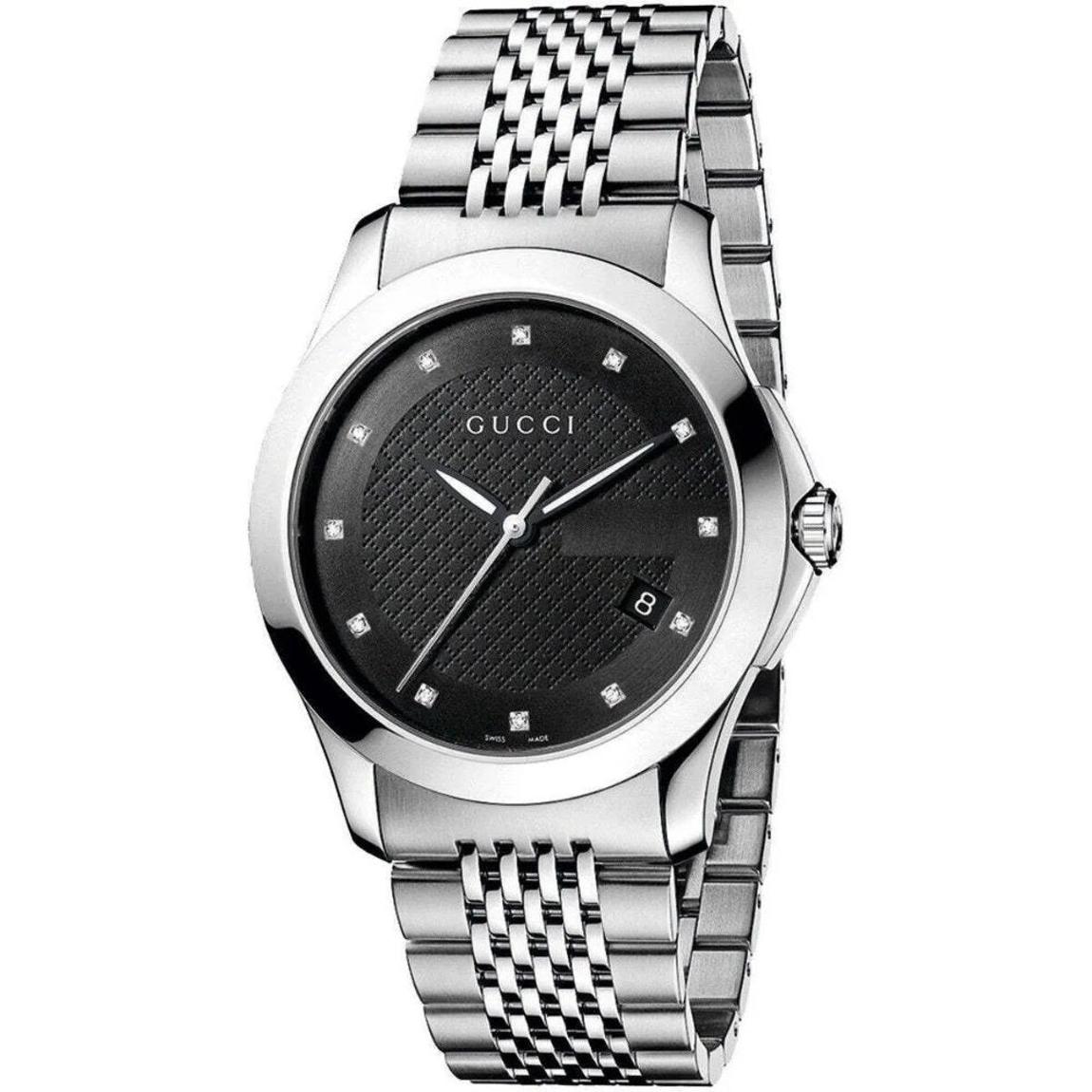 Gucci YA126405 G-Timeless Black Dial Men's Watch main product photo