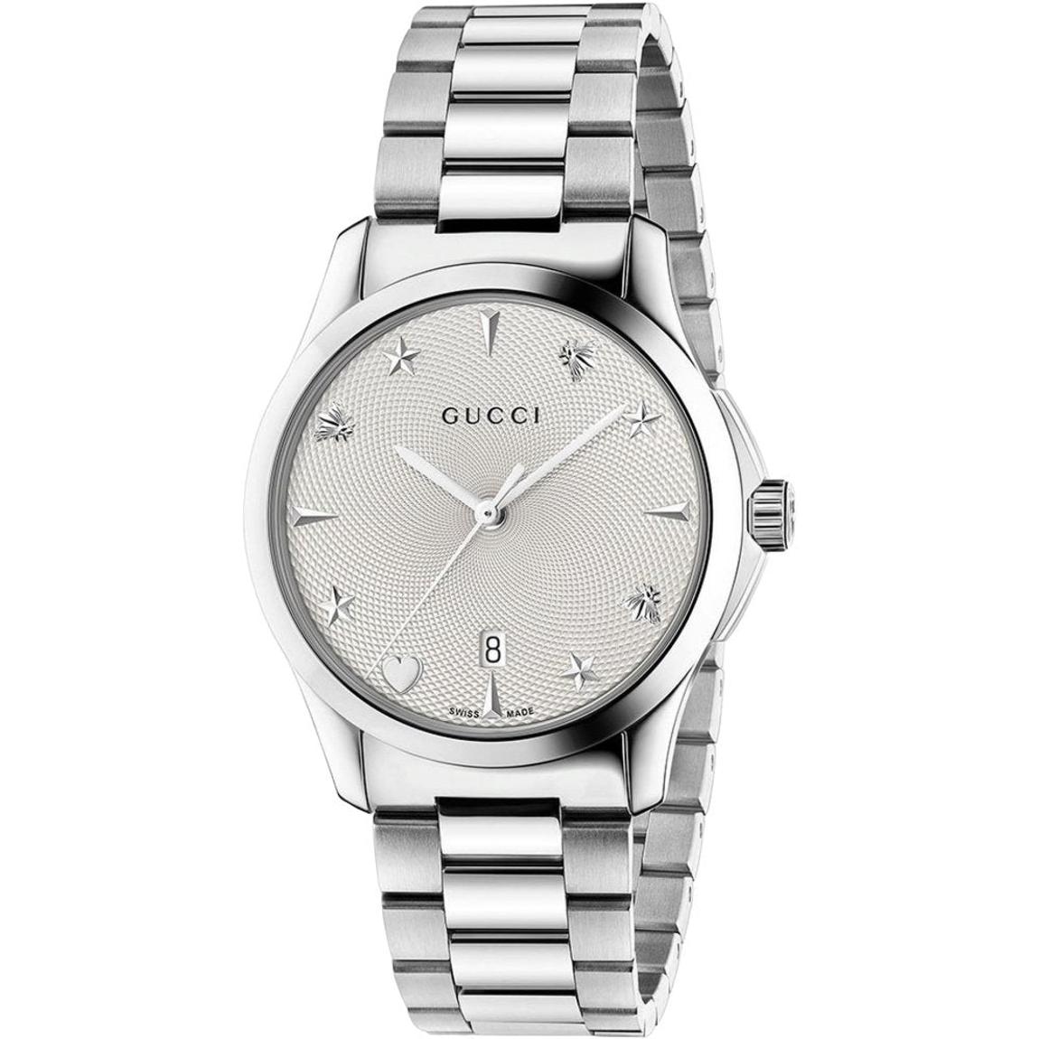 Gucci YA1264028A G-Timeless Silver Dial Unisex Watch main product photo