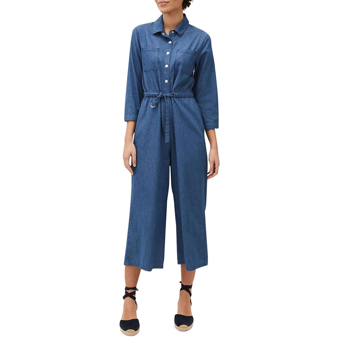 Blue Jarah Denim Jumpsuit main product photo