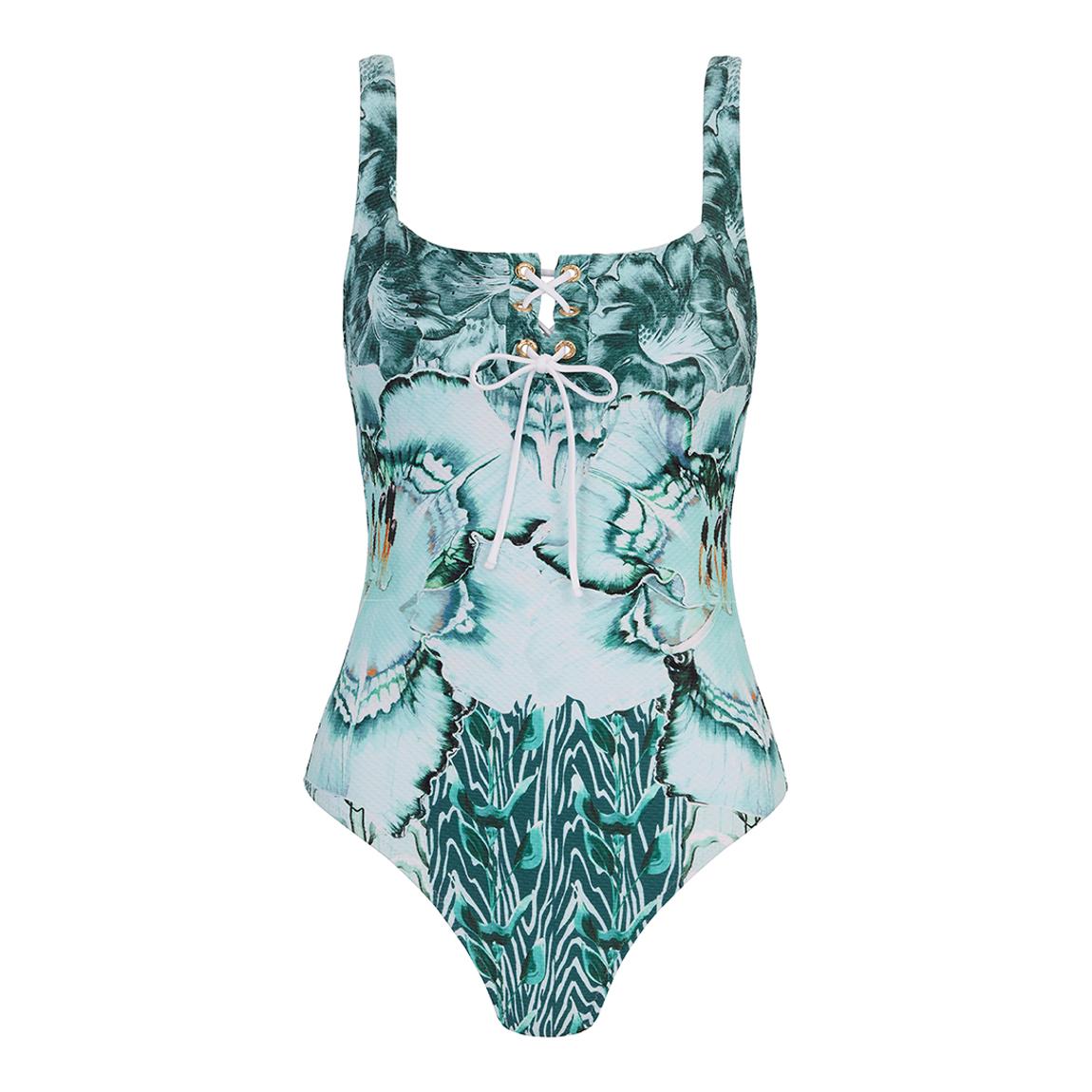 At - Liana Square Neck One Piece main product photo