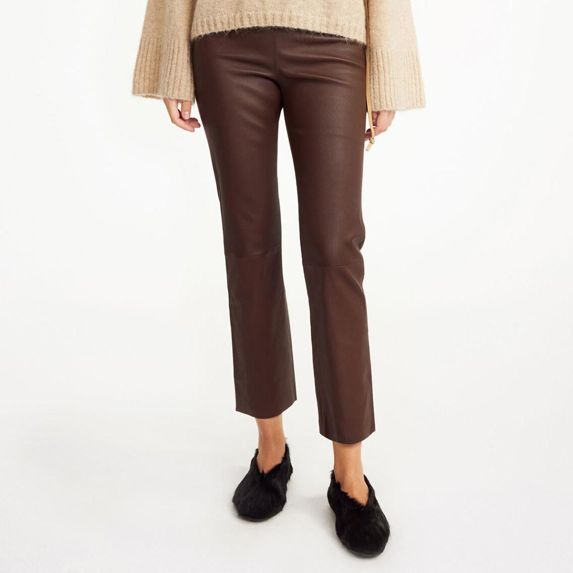 Chesnut Leather Florentina Trousers main product photo
