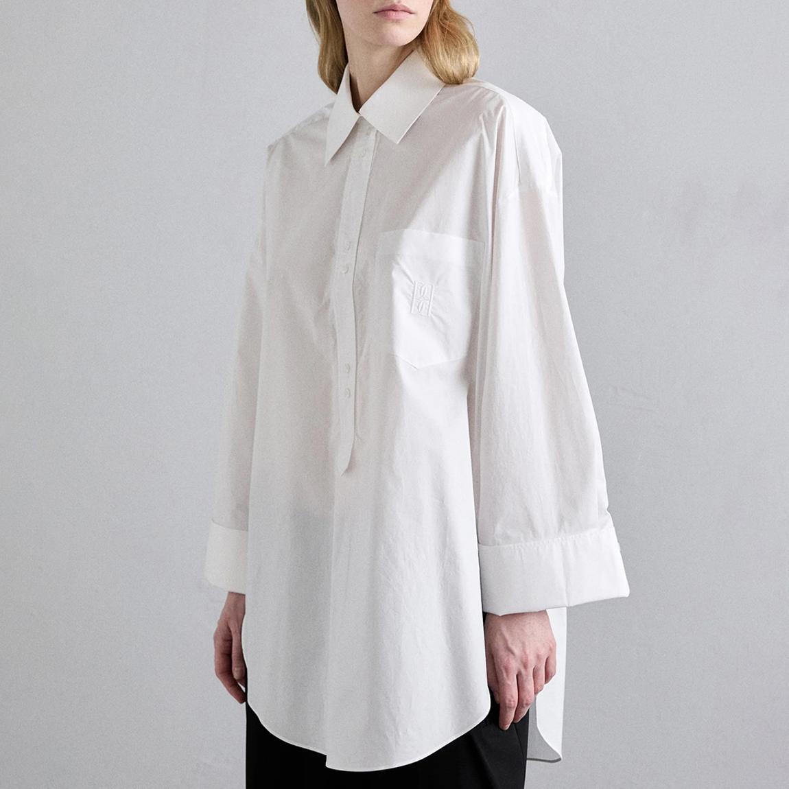 White Maye Oversized Shirt main product photo