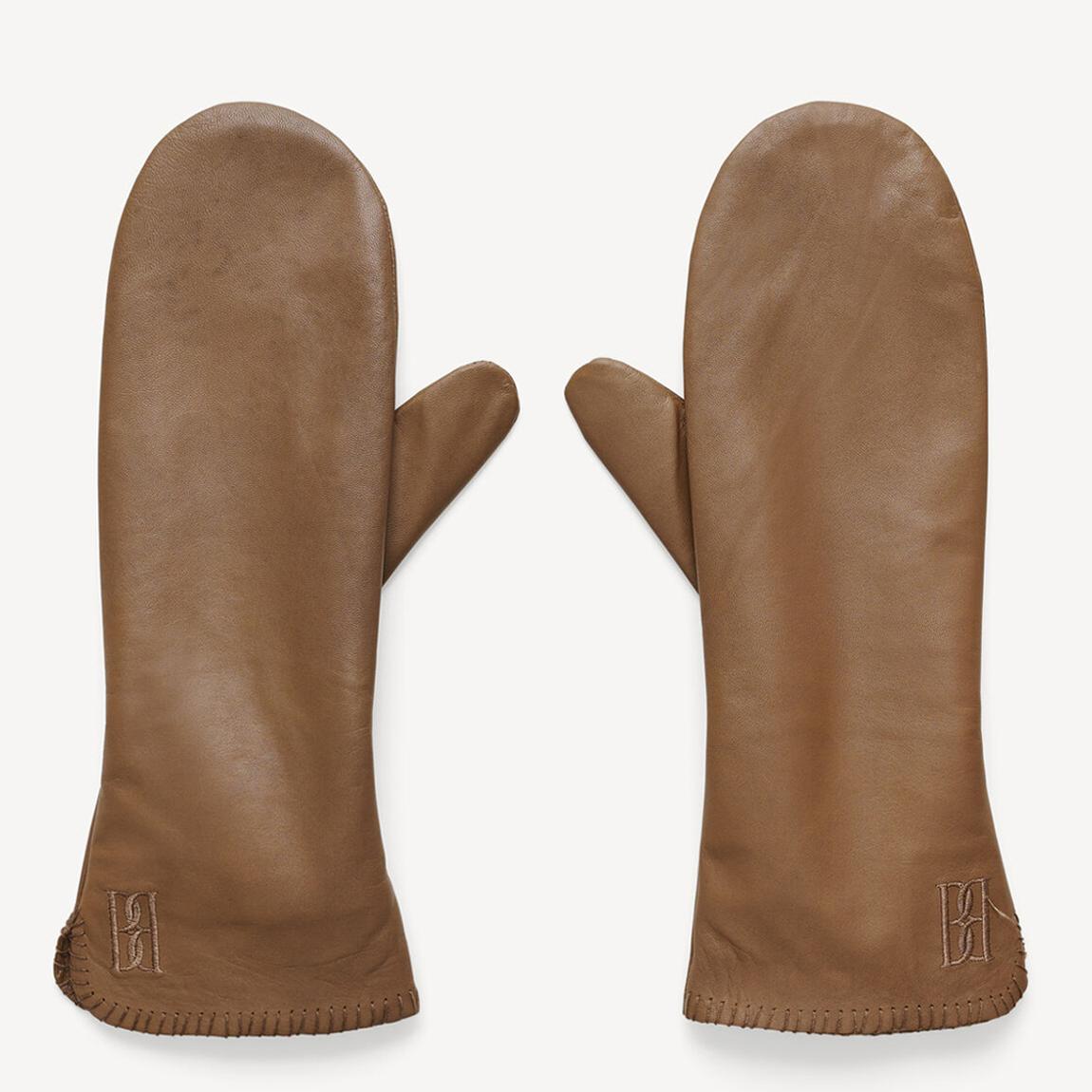 Tan Leather Ginnyl Mittens main product photo