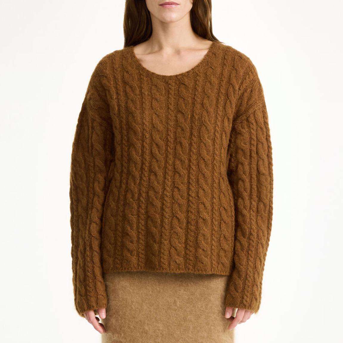 Coffee Wool Blend Cierra Jumper main product photo