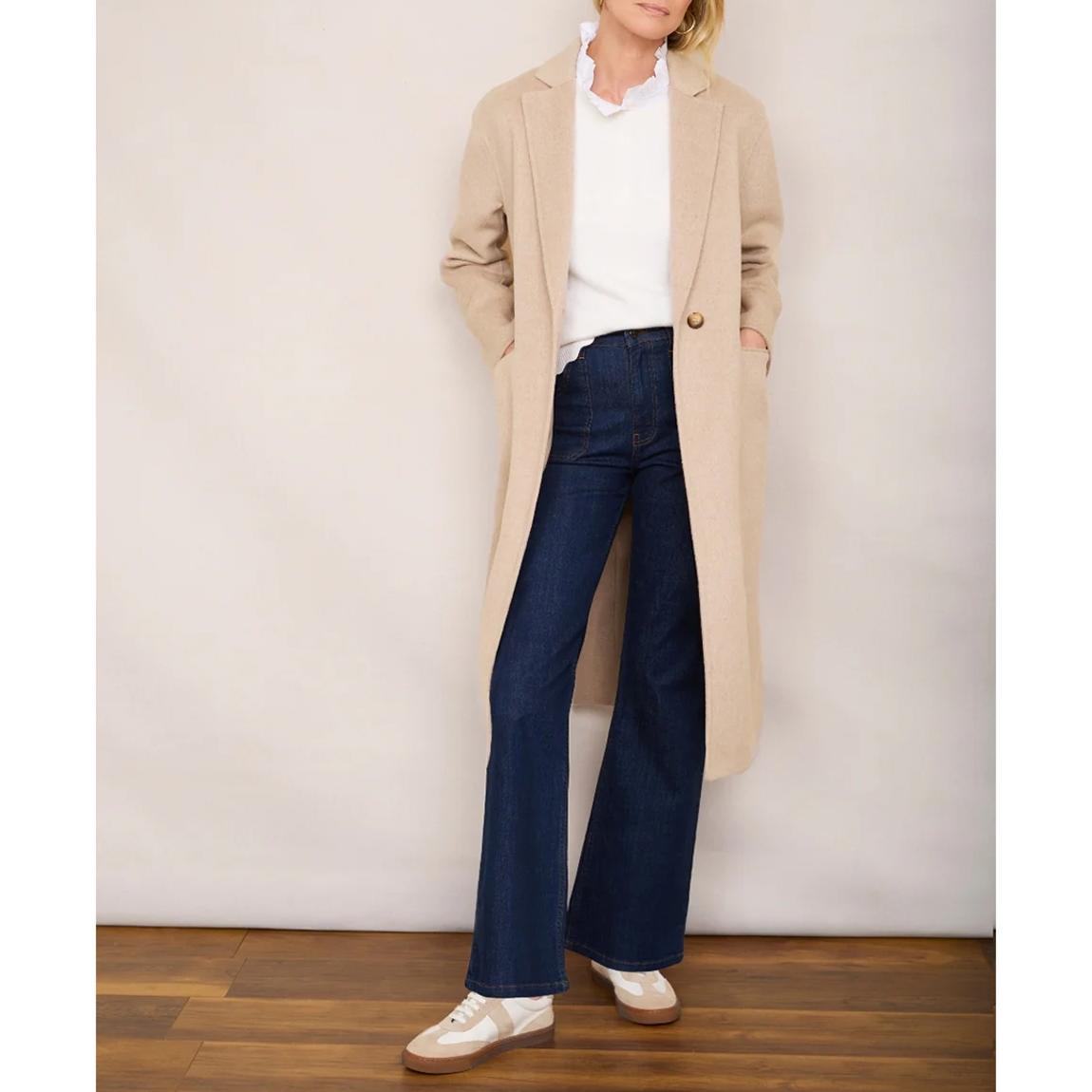 Oat Melange Dora Coat main product photo