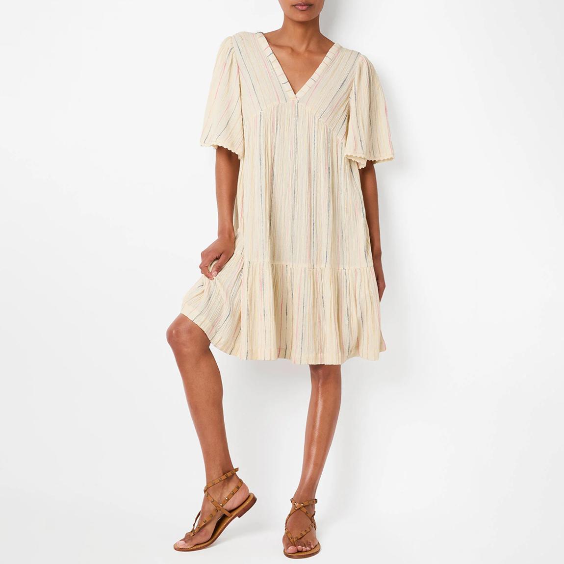 Ecru/Multi Stripe Riley Dress main product photo