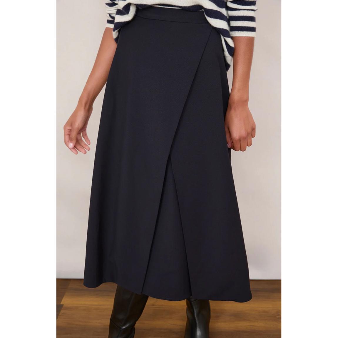 Midnight Romilly Wrapover Skirt main product photo