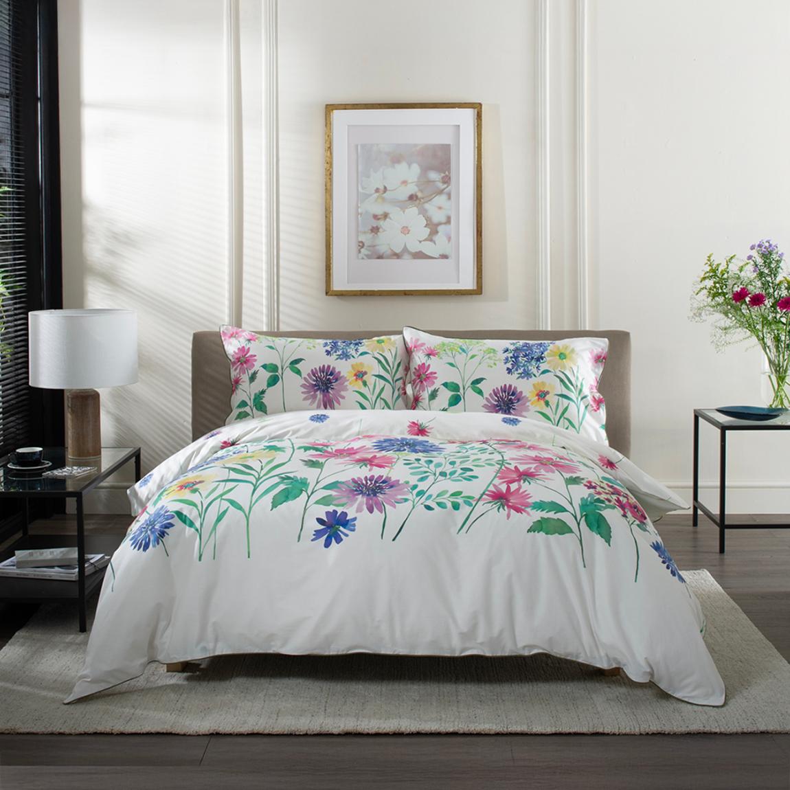 Northill 100% Cotton Digital Print Duvet Cover Set with Piped Edges SuperKing main product photo