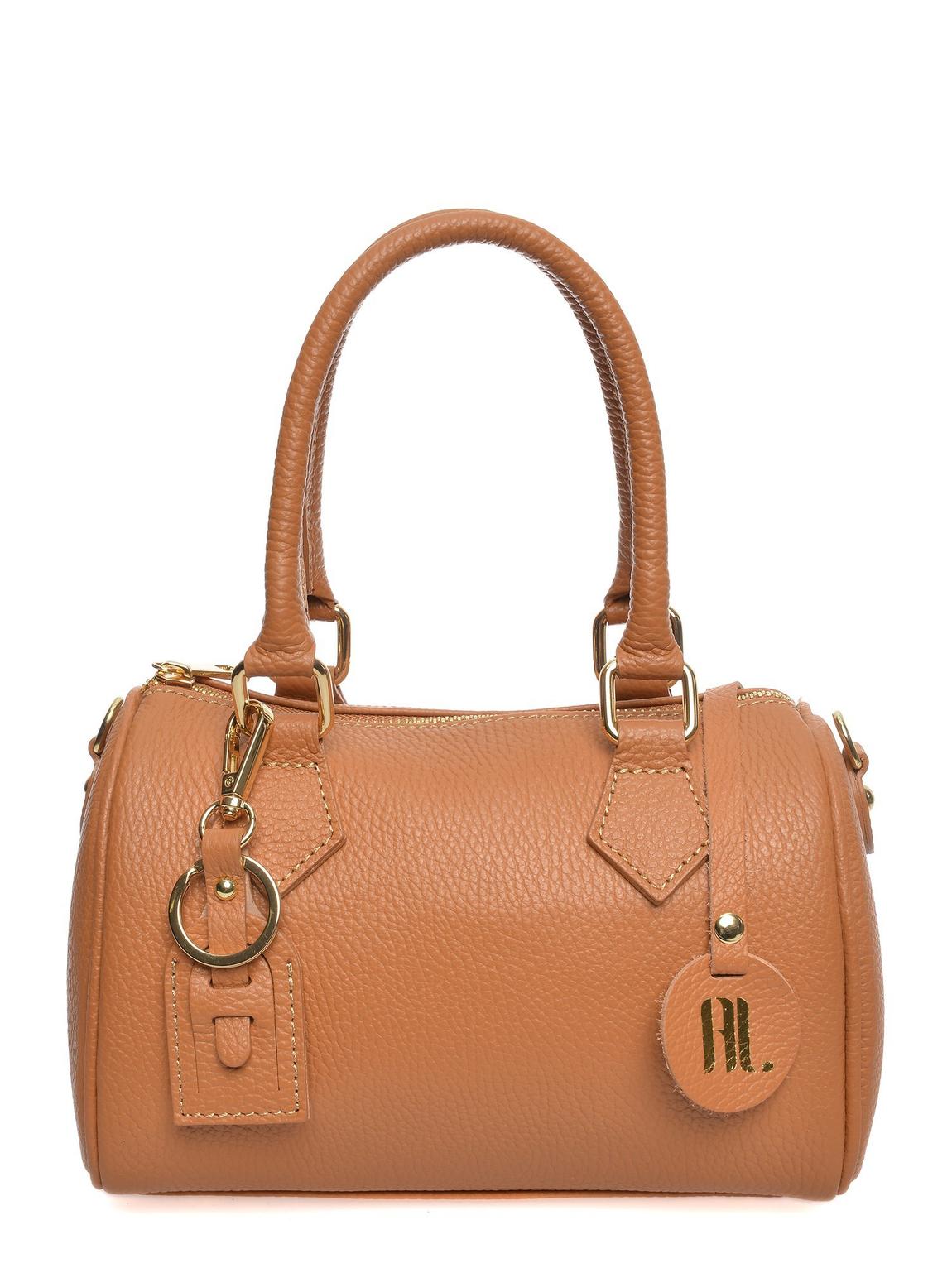 Brown Leather Handbag By Roberta M main product photo