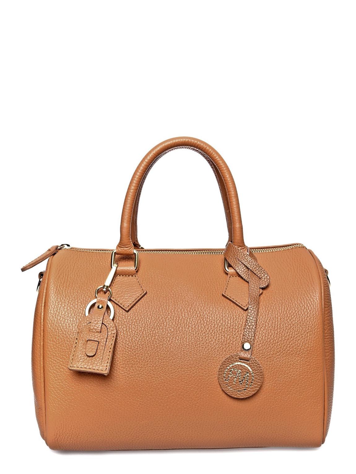 Brown Leather Handbag By Roberta M main product photo