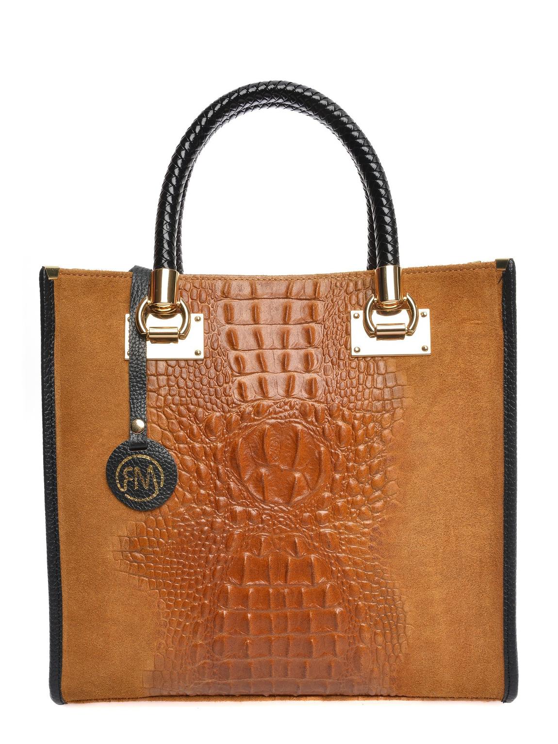 Brown Leather Hobo Bag By Roberta M main product photo