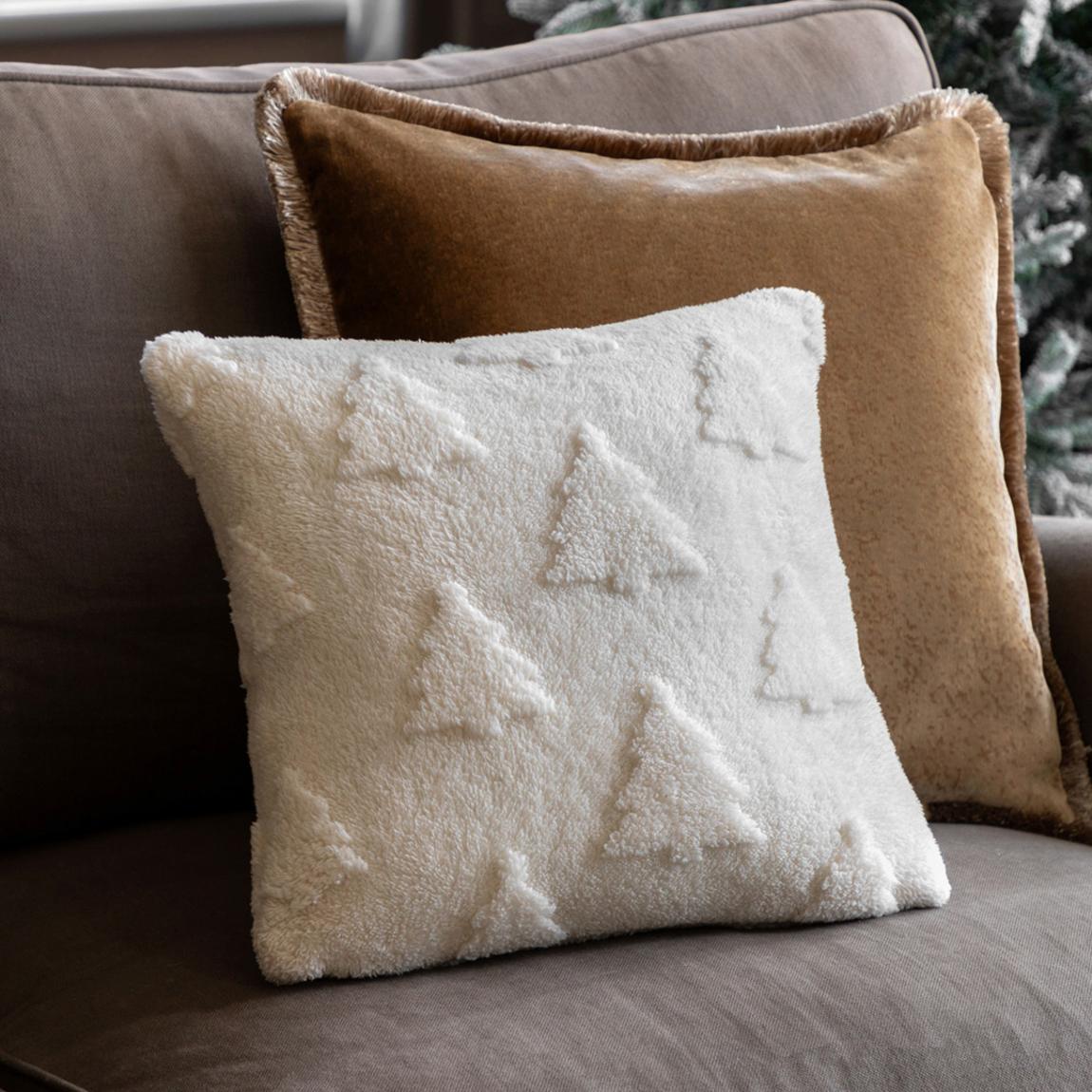 Deco Luxe Christmas Tree Sherpa 43x43cm Cushion main product photo