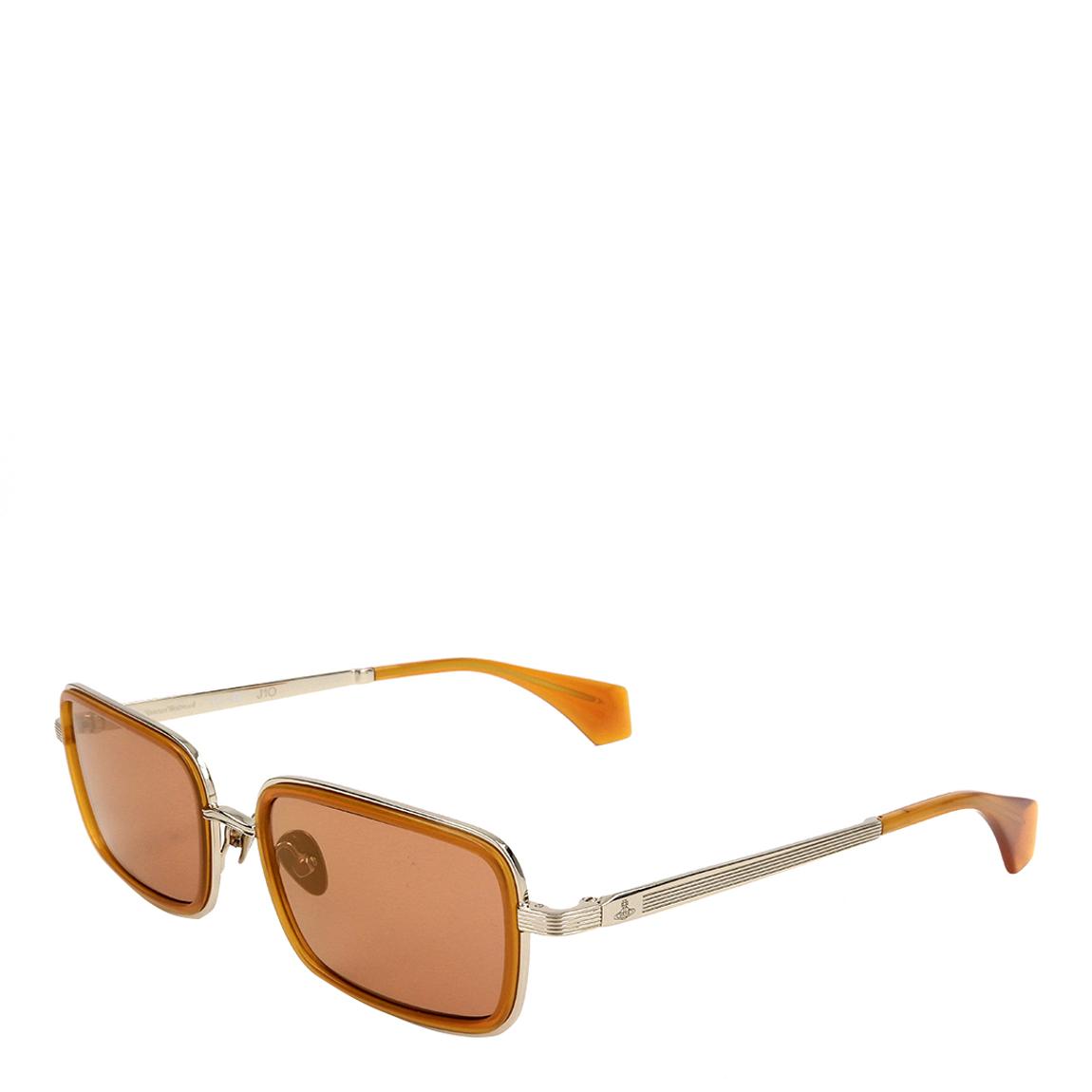 Orange Rectangle Sunglasses 55mm main product photo